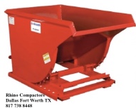Steel Dumping Hoppers. Rhino Compactors Dallas Fort Worth TX 817 738 8448